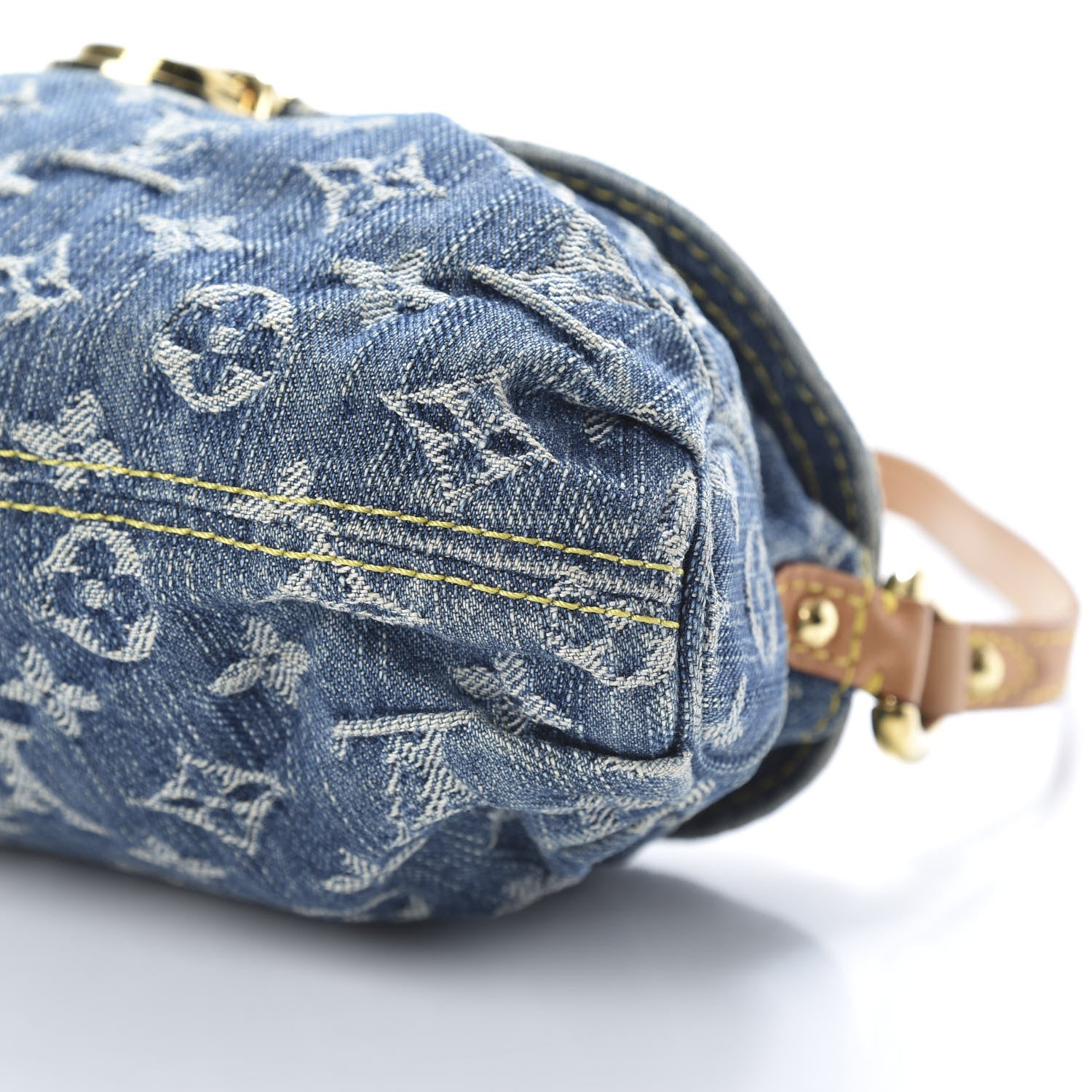 Louis Vuitton Monogram Denim Mini Pleaty Blue 10 of 11