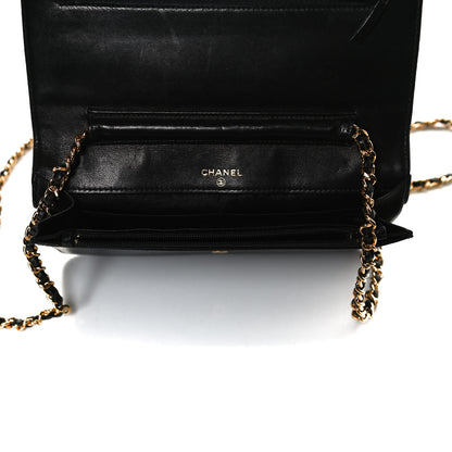 Chanel Caviar Timeless CC Wallet On Chain WOC Black 5 of 15