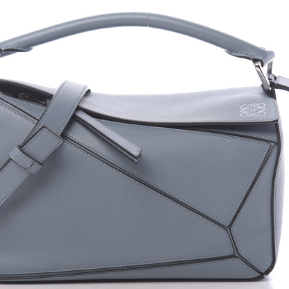 Loewe Calfskin Small Puzzle Bag Stone Blue 9 of 9