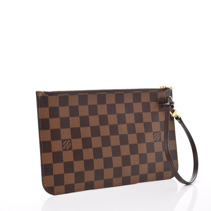Louis Vuitton Damier Ebene Neverfull MM GM Pochette 3 of 8