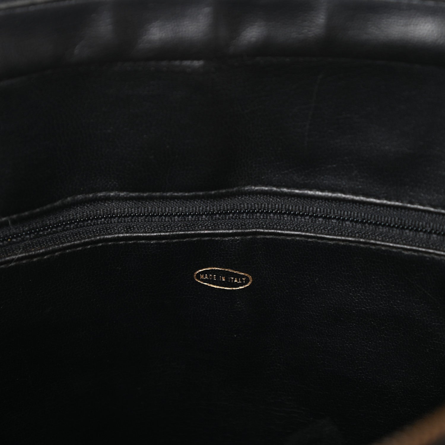 Chanel Lambskin Chevron Quilted Shoulder Bag Black 7 of 11