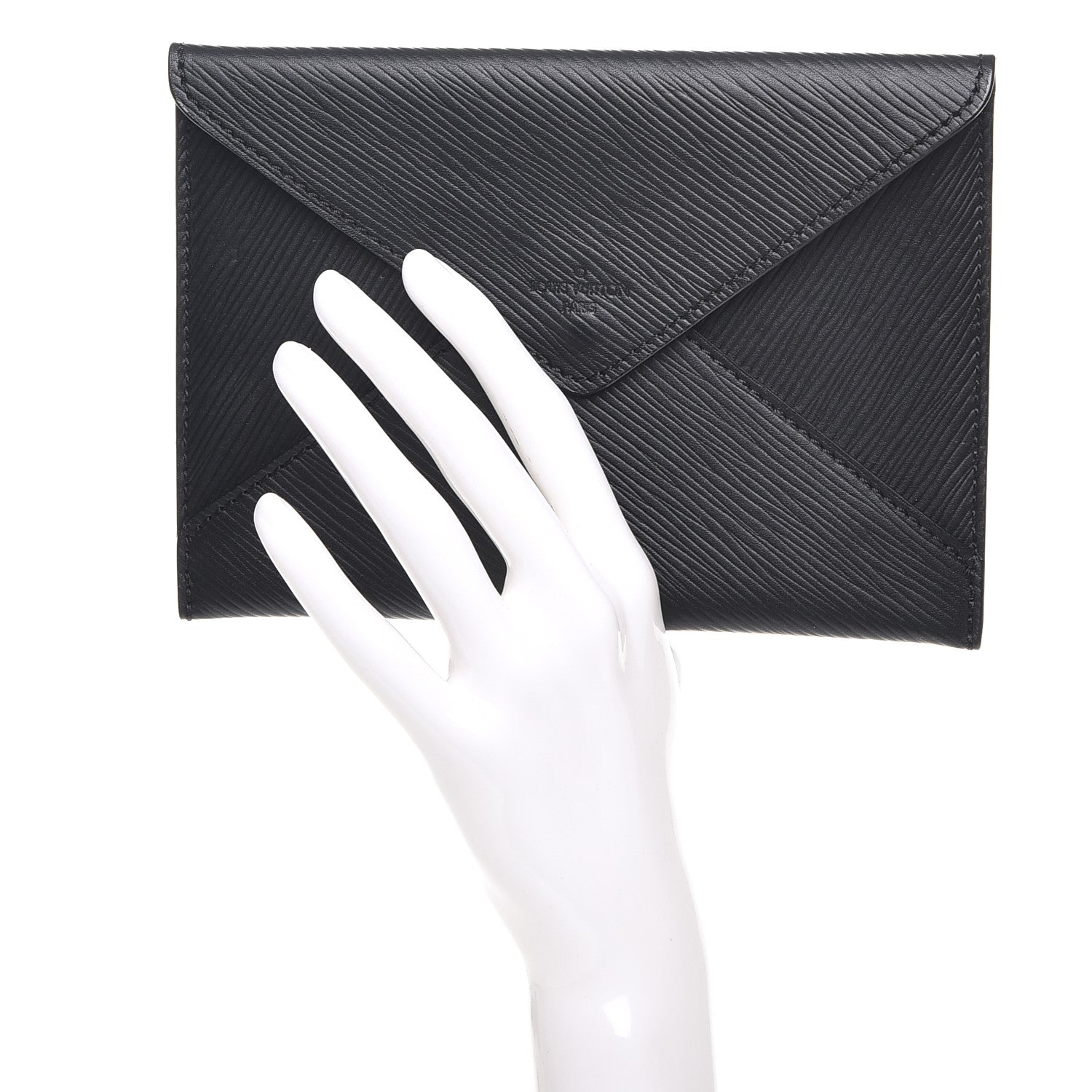 Louis Vuitton Epi Envelope Pouch Black 2 of 6