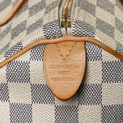 Louis Vuitton Damier Azur Speedy 30 6 of 12