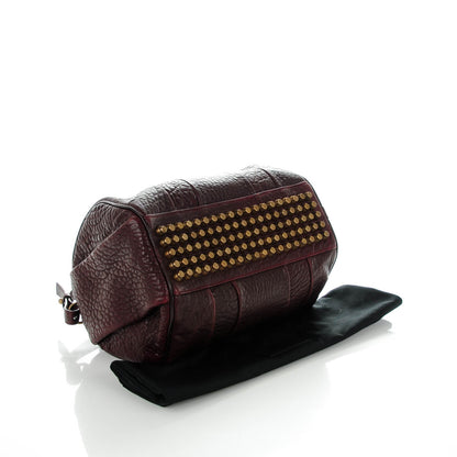 Alexander Wang Pebbled Lambskin Rocco Beet Antique Brass Hardware 4 of 7