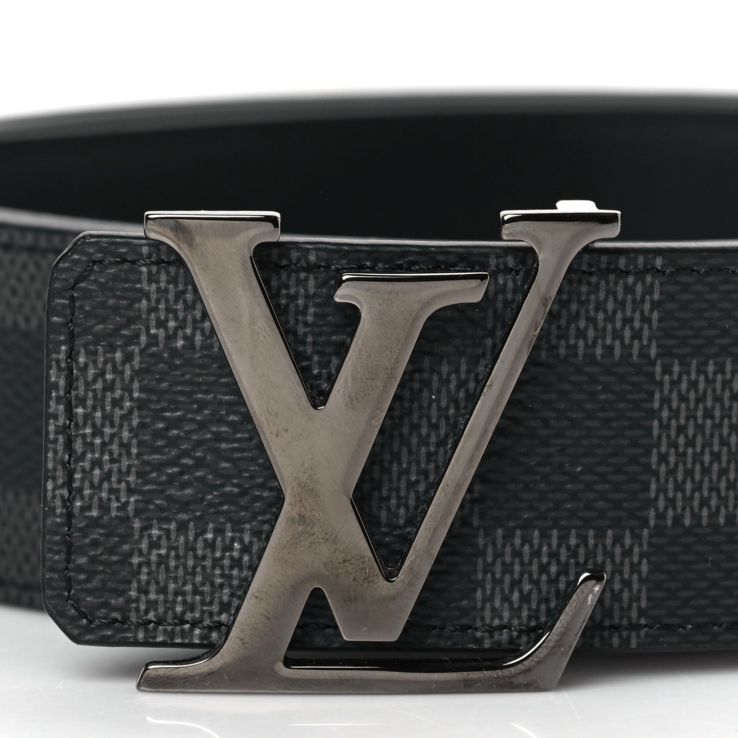Damier Graphite 40mm LV Initiales Belt 110 44