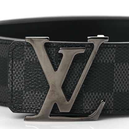 Louis Vuitton Damier Graphite 40mm LV Initiales Belt 110 44 2 of 7