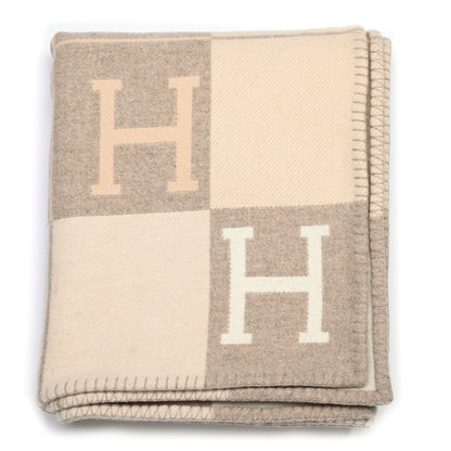 Hermes Wool Cashmere Avalon III Blanket Coco Camomille 1 of 3