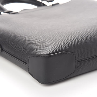 Louis Vuitton Epi Oliver Briefcase Black 8 of 9