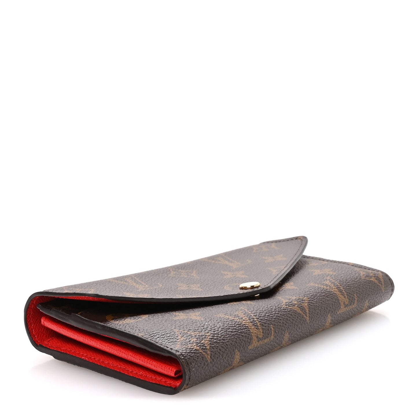 Monogram Sarah Wallet NM Coquelicot