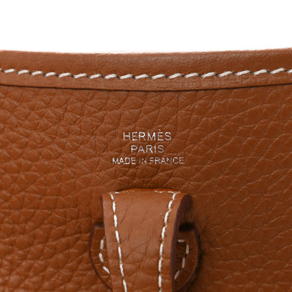 Hermes Taurillon Clemence Evelyne TPM Gold 6 of 11