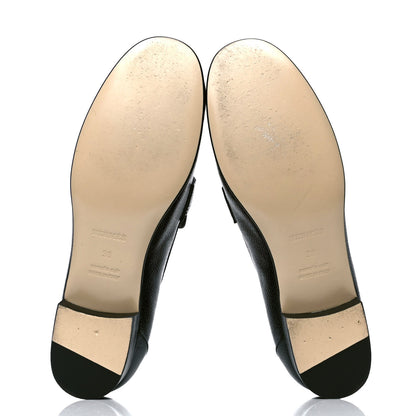 Hermes Patent Epsom Womens Kelly Loafers 38 Black 4 of 6