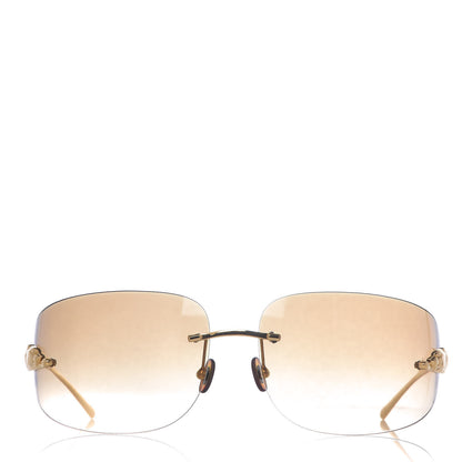 Cartier Panthere De Sunglasses Gold 2 of 7