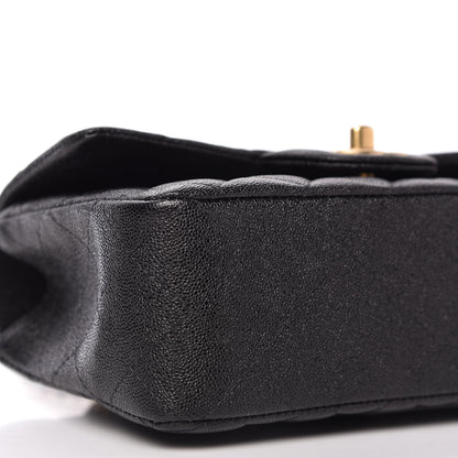 Chanel Caviar Quilted Mini Top Handle Rectangular Flap Black 5 of 10