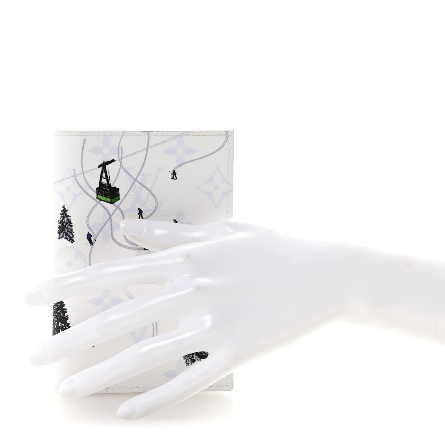 Monogram Sports Passport Cover Ski White