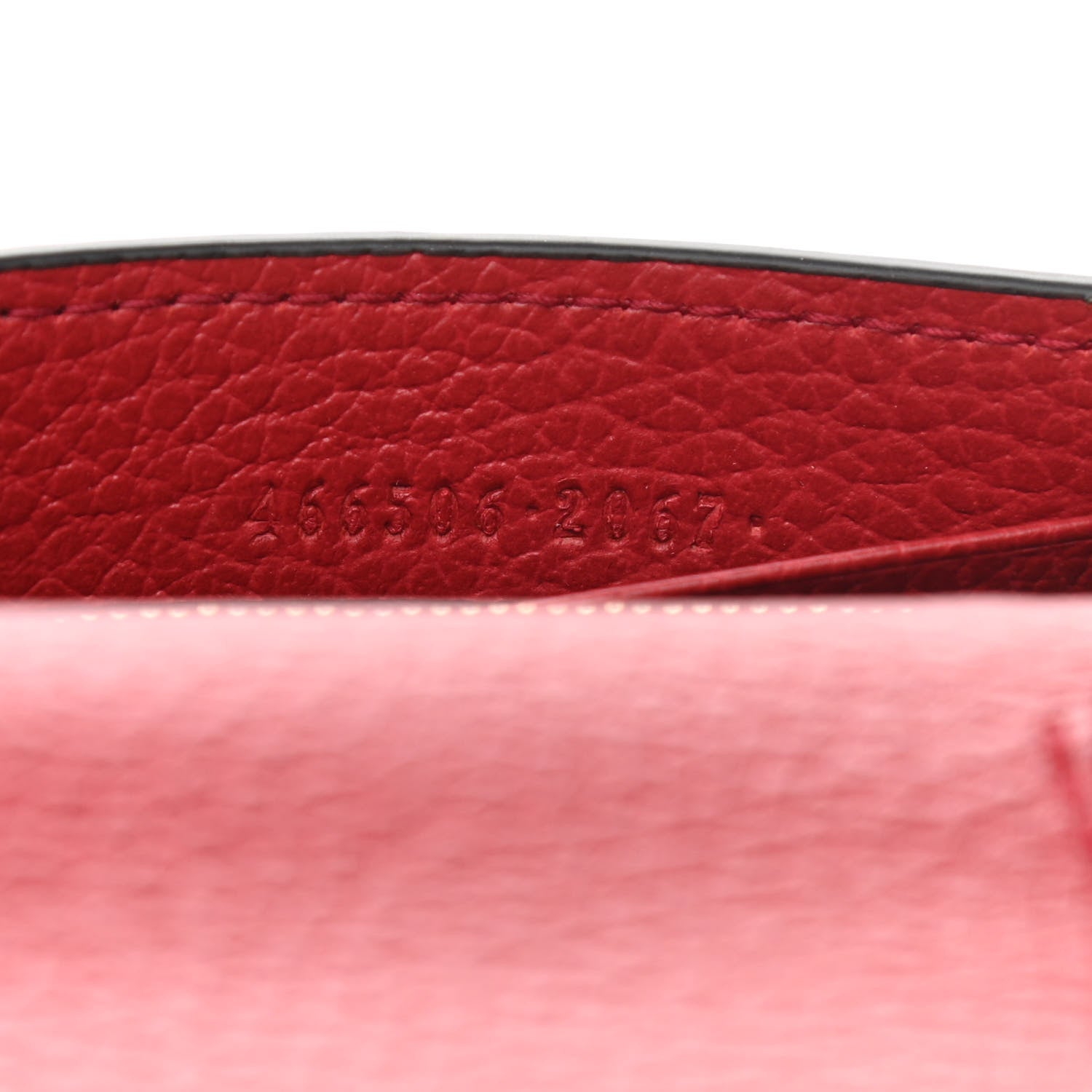 Gucci Dollar Calfskin Medium Betty Chain Wallet Red 7 of 11