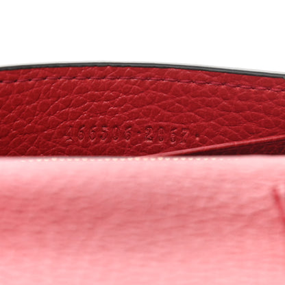 Gucci Dollar Calfskin Medium Betty Chain Wallet Red 7 of 11