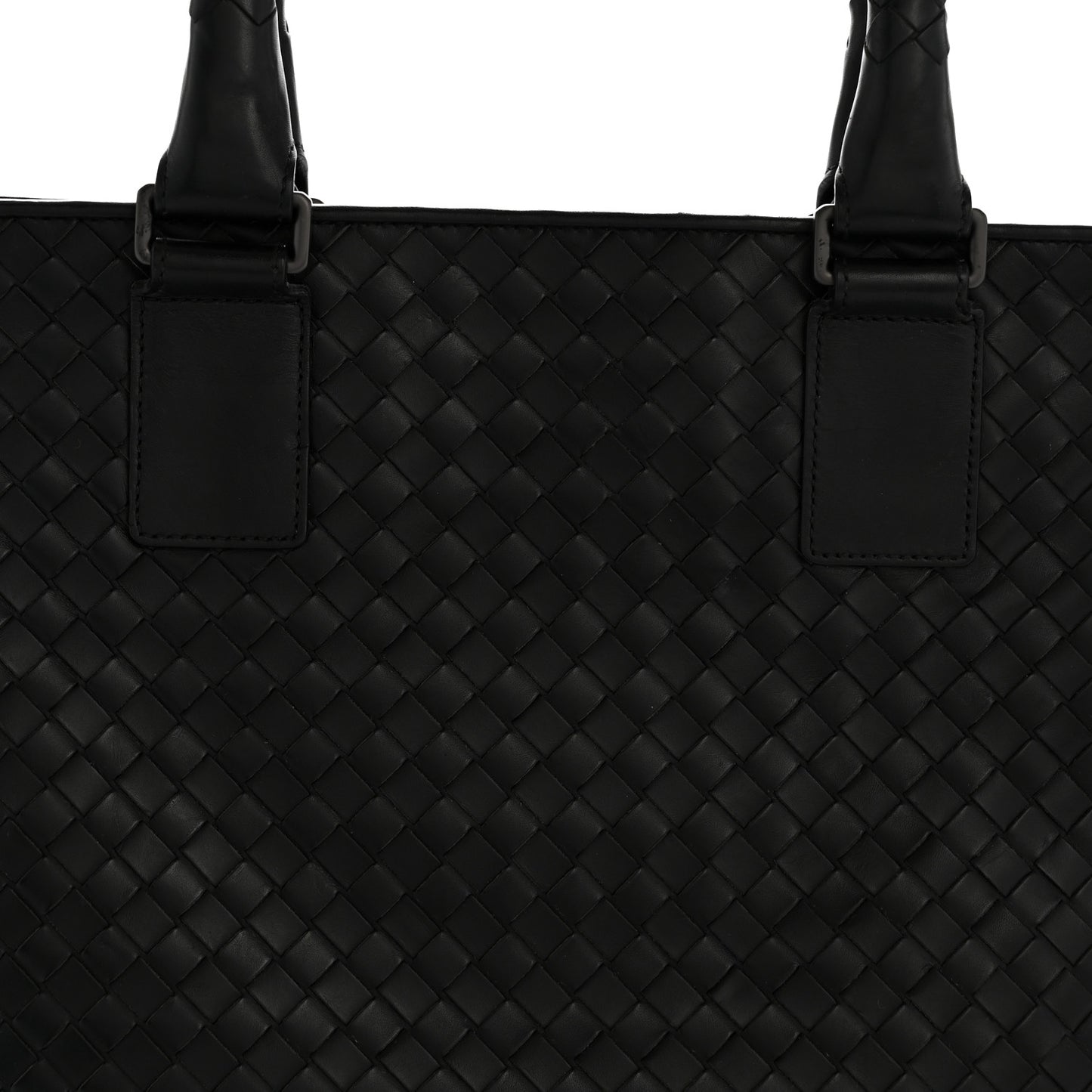 Nappa Intrecciato Briefcase Black