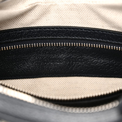 Gucci GG Supreme Monogram Textured Calfskin Web Large Attache Shoulder Bag Beige Blue 7 of 10