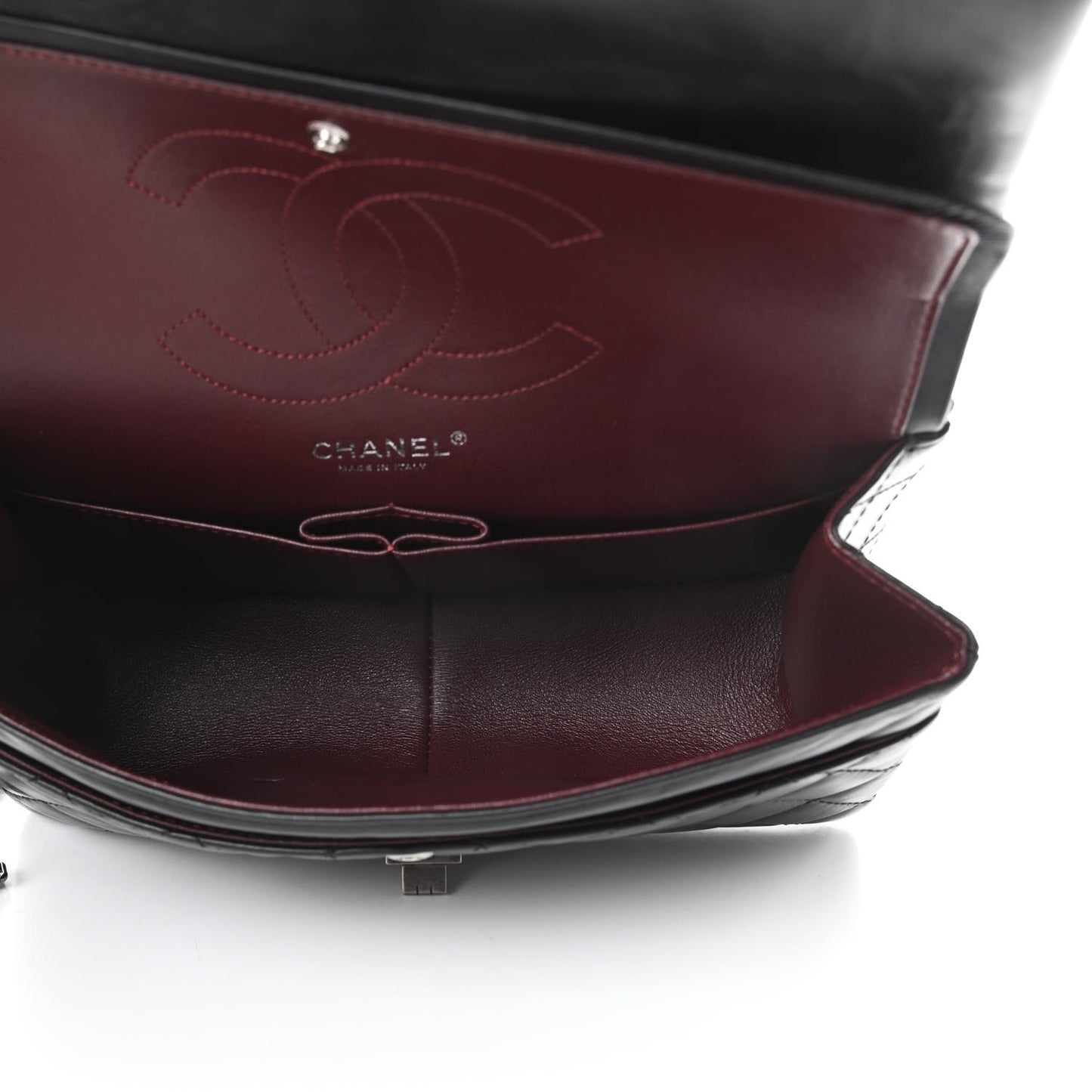 Aged Calfskin Quilted 2.55 Reissue 226 Black