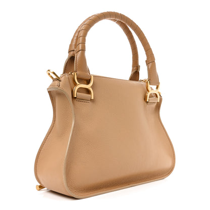Chloe Calfskin Small Marcie Satchel Milky Brown 3 of 10
