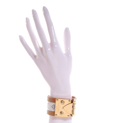 Louis Vuitton Monogram Multicolor S Lock Bracelet White Small 2 of 7