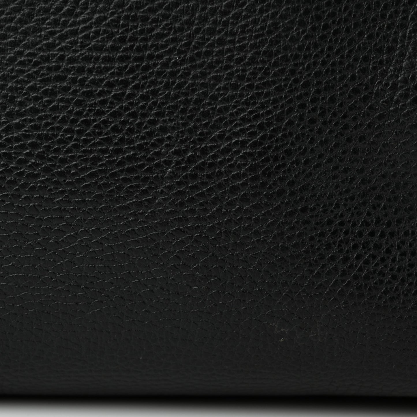 Pebbled Calfskin Medium Swing Tote Black