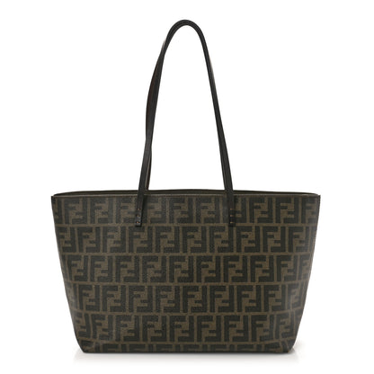 Fendi Zucca Spalmati Small Roll Tote Tobacco Moro 1 of 9