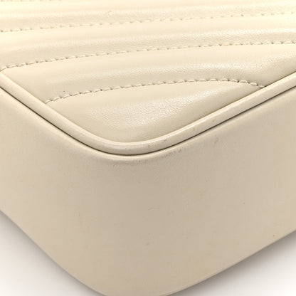 Saint Laurent Calfskin Matelasse Monogram Lou Camera Bag Crema Soft 11 of 18