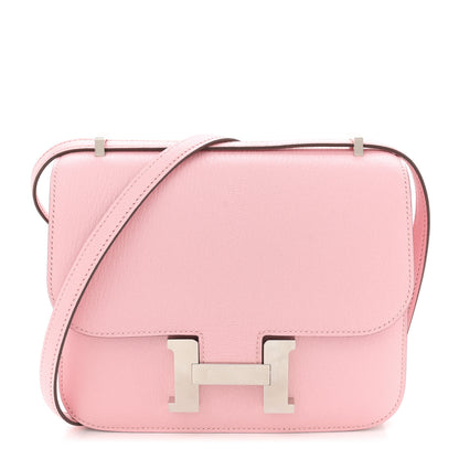 Hermes Chevre Mysore Constance 18 Rose Sakura 1 of 12
