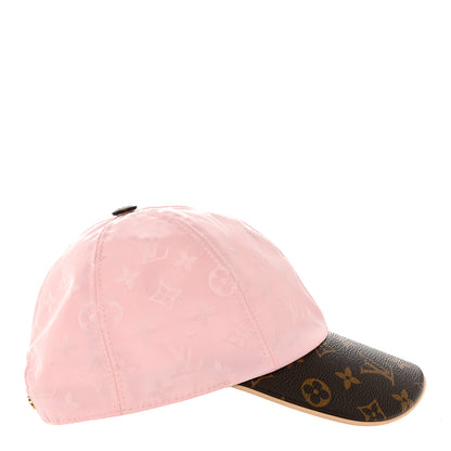 Louis Vuitton Polyester Silk Monogram LV Get Ready Cap M Pink 6 of 11