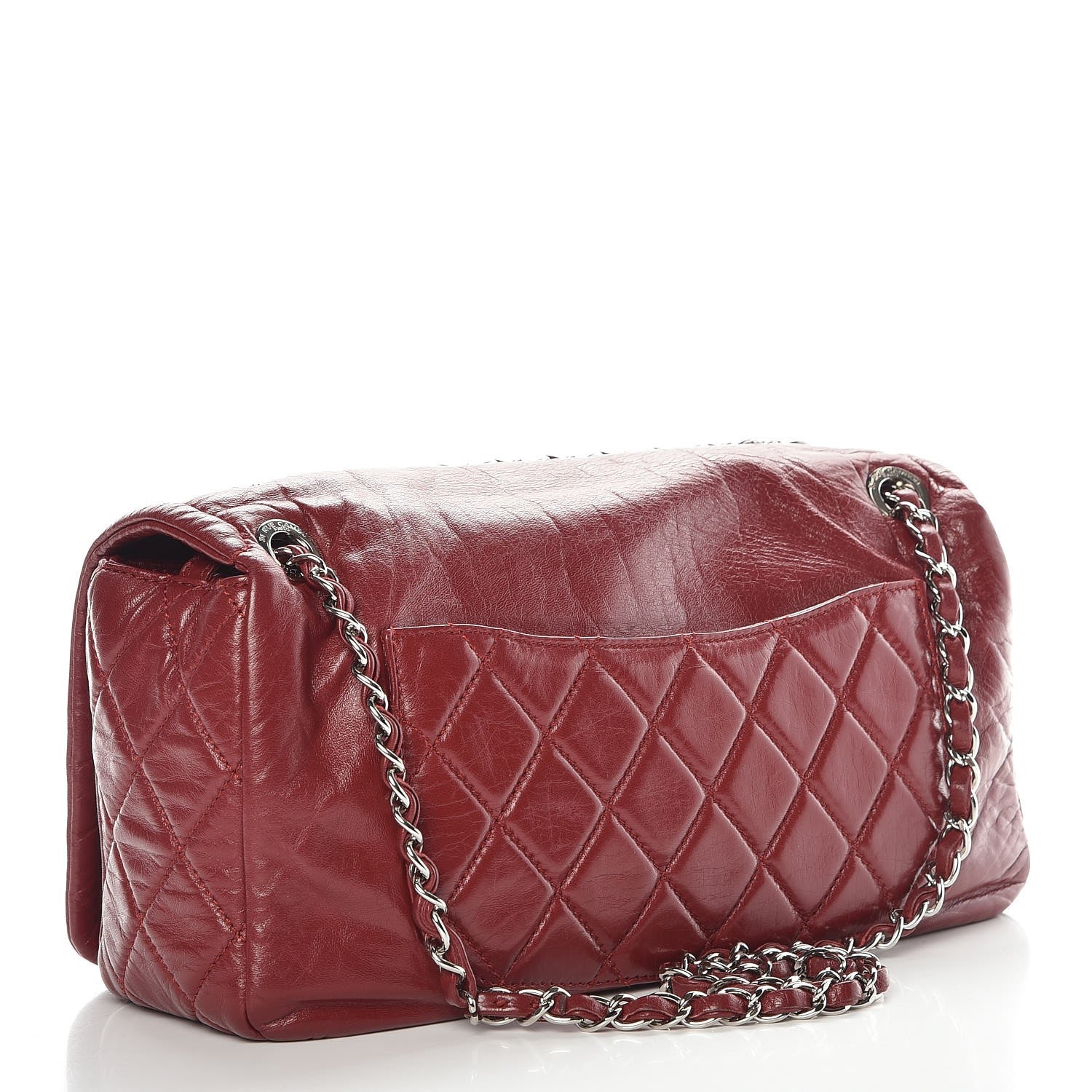 Chanel Calfskin Medium Timeless CC Flap Dark Red 3 of 12