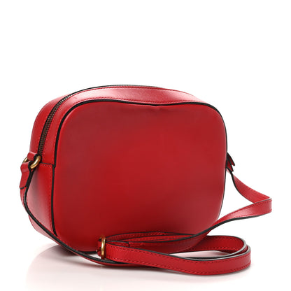 Gucci Calfskin Web Small Webby Bee Shoulder Bag Red 3 of 10