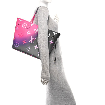 Louis Vuitton Monogram Giant Spring In The City Neverfull MM Midnight Fuchsia 2 of 10