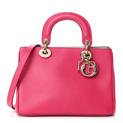 Christian Dior Smooth Calfskin Medium Diorissimo Tote Fuchsia 1 of 4