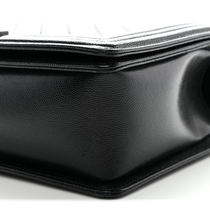 Chanel Caviar Quilted New Medium Boy Flap Black 11 of 12