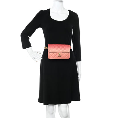 Chanel Caviar Quilted Sunset On The Sea Waist Bag Coral 2 of 10