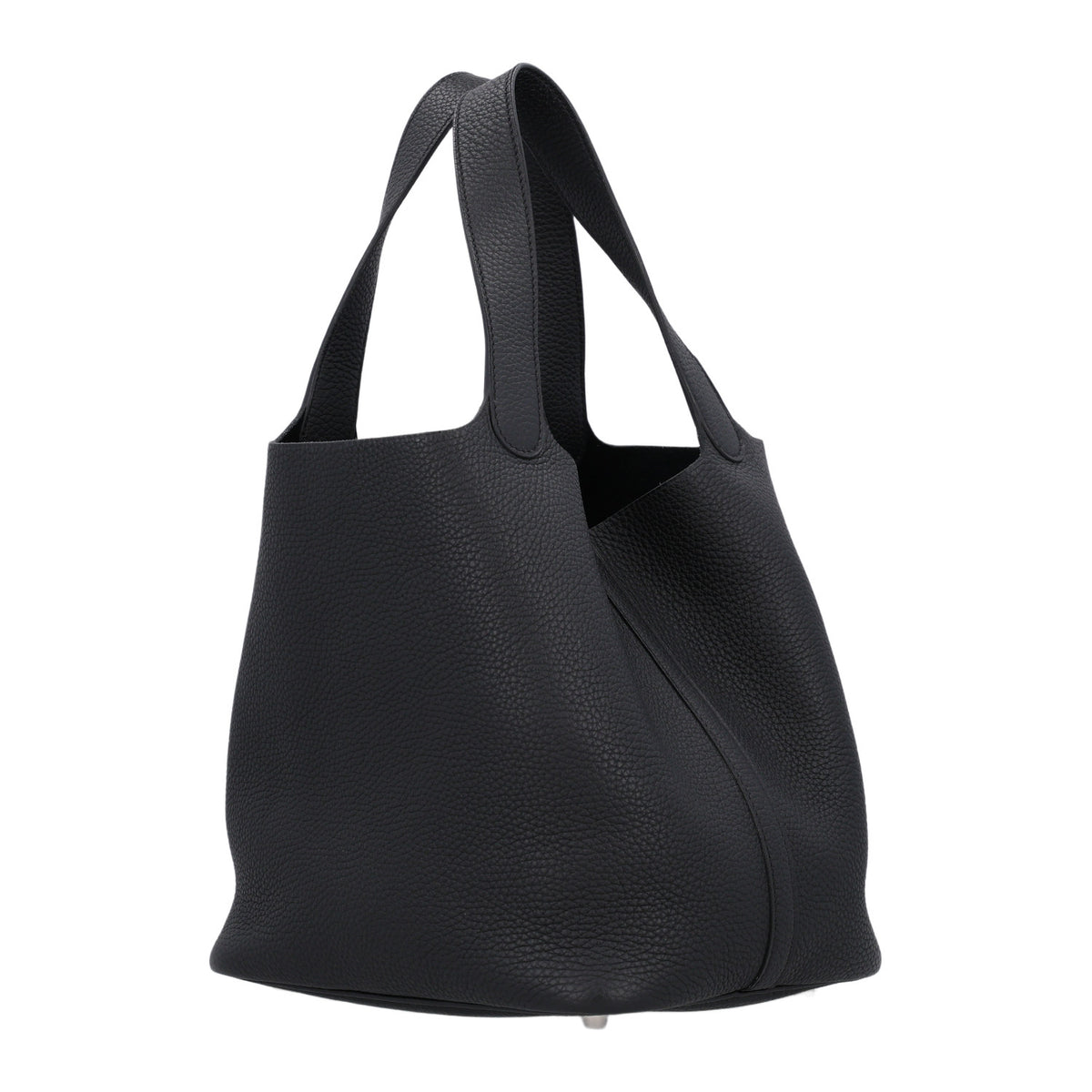 Hermes Taurillon Clemence Picotin Lock 22 MM Black 3 of 10