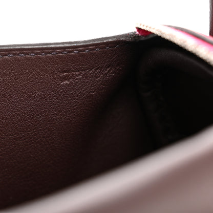 Hermes Swift Verso Mini Lindy 20 Framboise Rouge Sellier 7 of 11