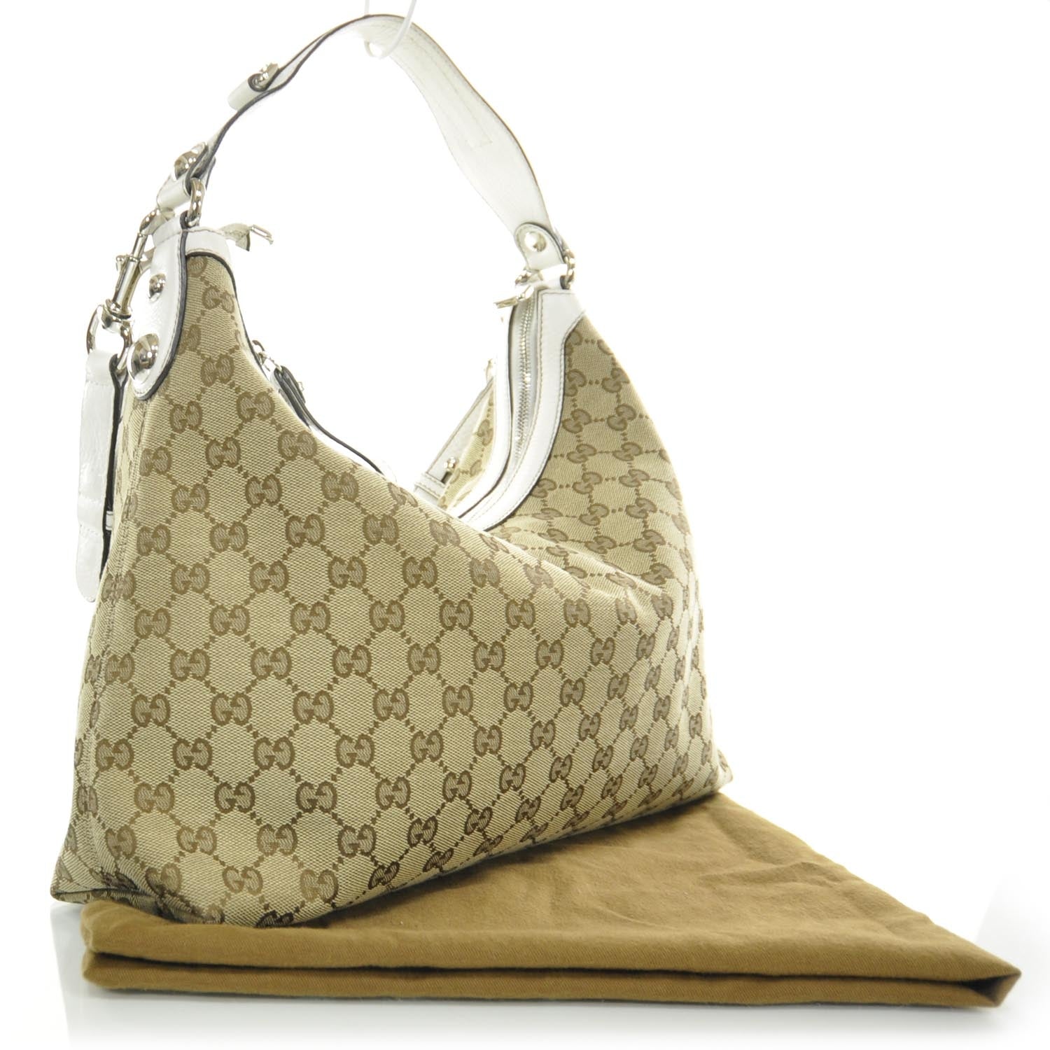 Gucci Monogram Icon Bit Medium Hobo 3 of 9