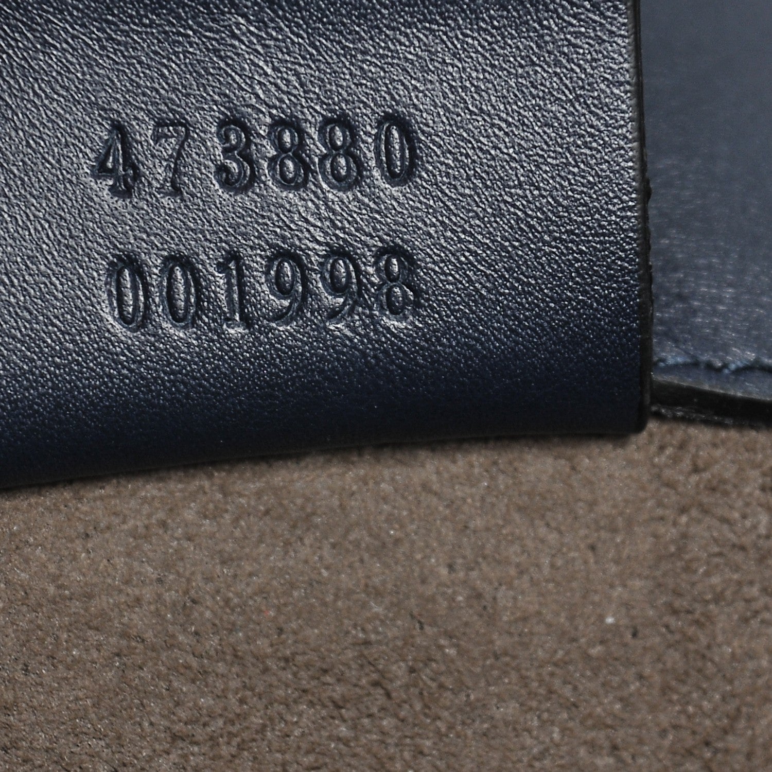 Gucci Guccissima Signature Double Buckle Backpack Blue 7 of 8