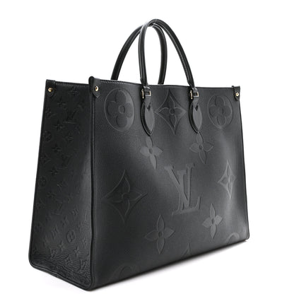 Louis Vuitton Empreinte Monogram Giant Onthego GM Black 3 of 9