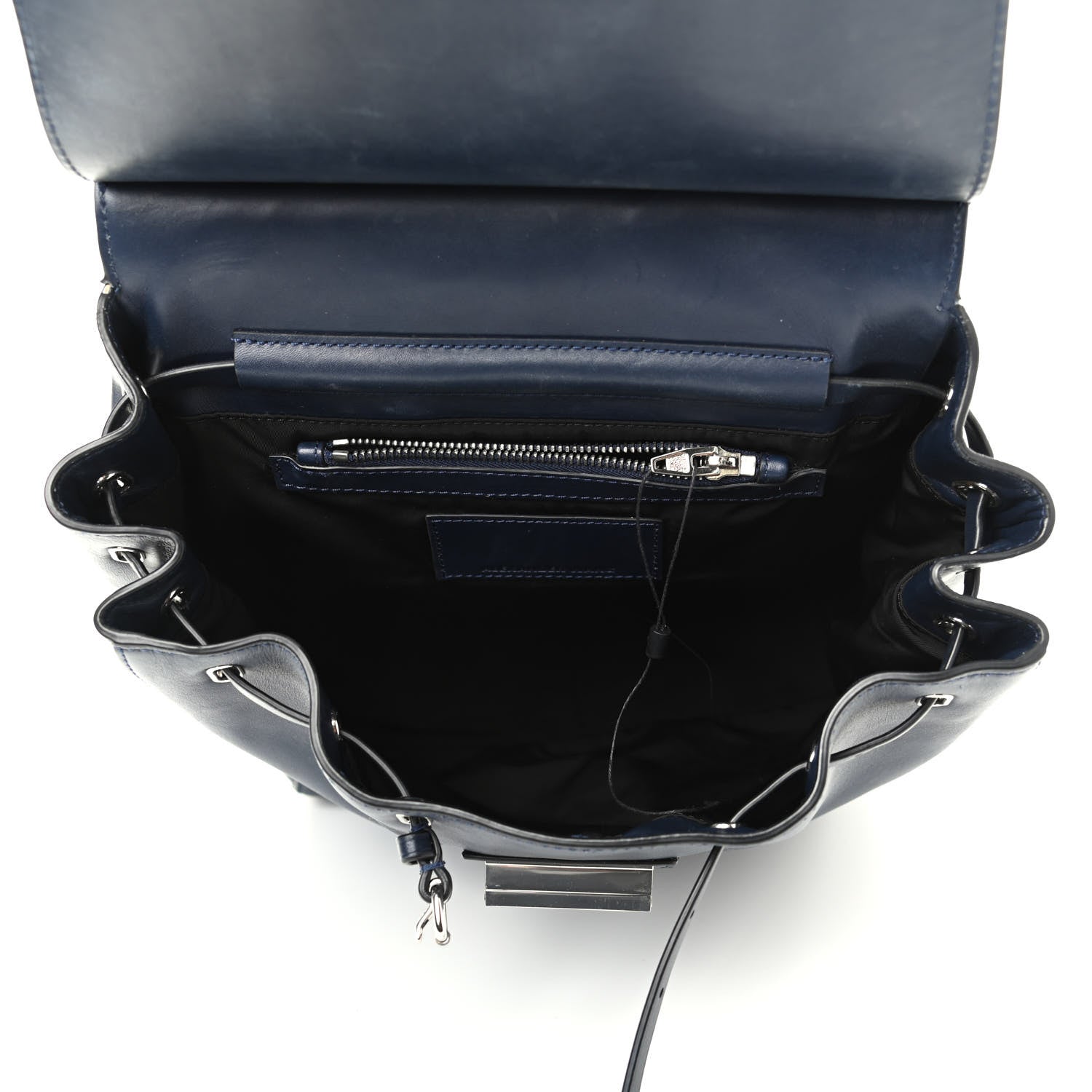 Alexander Wang Calfskin Prisma Skeletal Backpack Blue 5 of 11