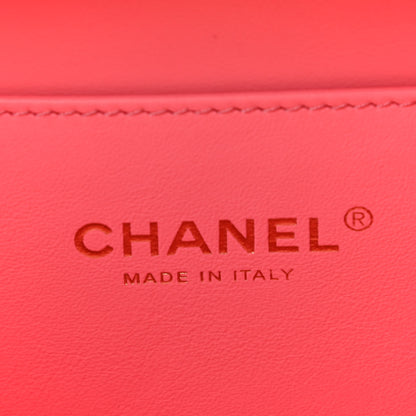 Chanel Caviar Quilted Pick Me Up Mini Vanity Case Pink 7 of 13