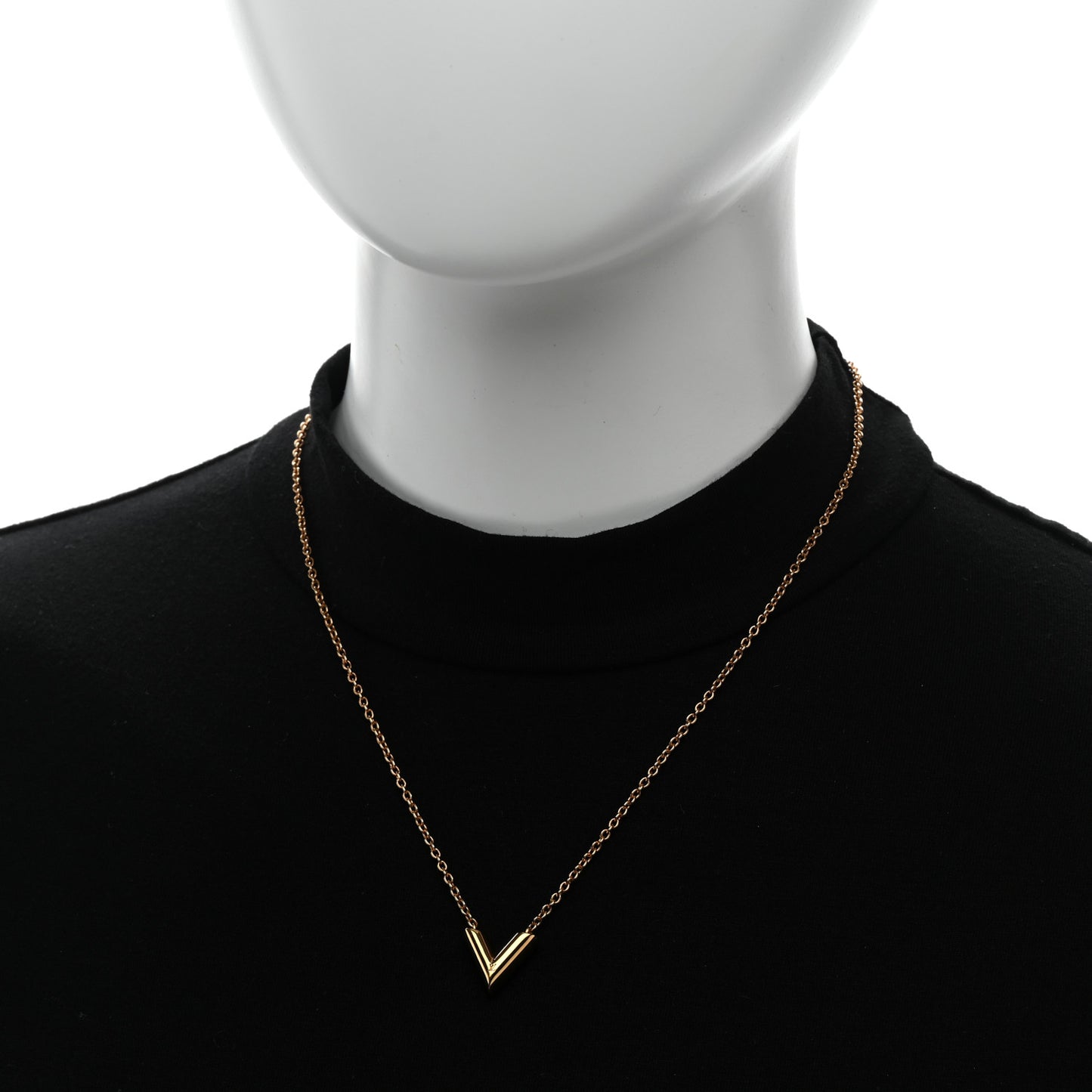 Essential V Necklace Gold