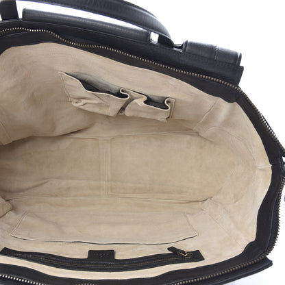 Gucci Pebbled Calfskin Medium 1973 Top Handle Satchel Black 5 of 12