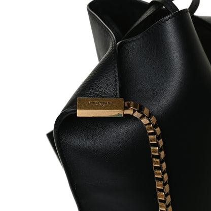 Saint Laurent Calfskin Small Suzanne Hobo Black 13 of 14