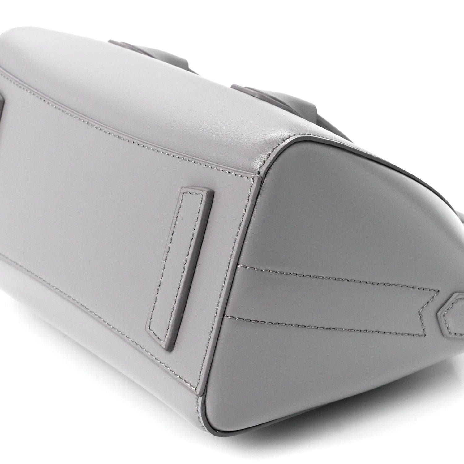 Givenchy Box Calfskin Mini Lock Antigona Shoulder Bag Cloud Grey 12 of 12