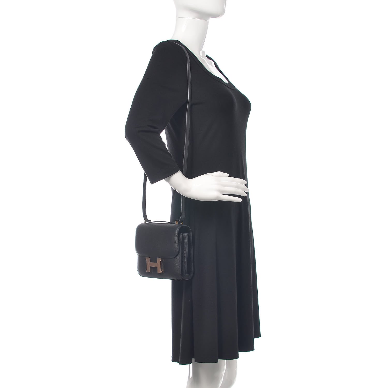 Hermes Epsom Constance 18 Black 2 of 19