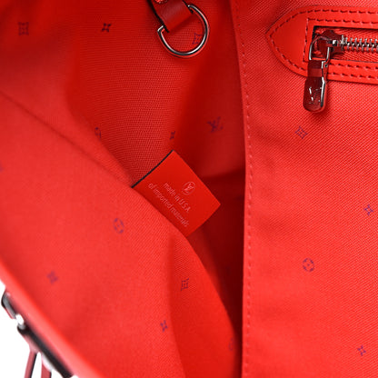 Louis Vuitton Monogram Escale Neverfull MM Rouge 6 of 8