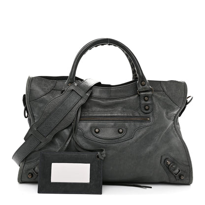 Balenciaga Agneau Classic Hardware City Anthracite 3 of 14